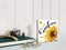 Sunflower Decor Wood Box Sign Desk Decor, Sunflower Decorations for Party, Sunflower Kitchen Decor, Living Room Bedroom Shelf Table Decoration 5 x 5 Inches